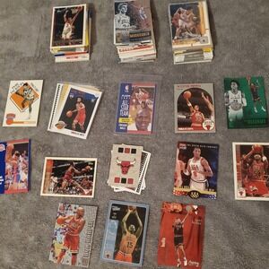 Lot of Basketball Cards Michael Jordan Scottie Pippen Dennis Rodman Coby White